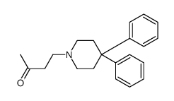 4-(4,4-diphenylpiperidin-1-yl)butan-2-one Structure
