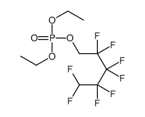 diethyl 2,2,3,3,4,4,5,5-octafluoropentyl phosphate结构式