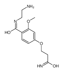 N-(2-aminoethyl)-4-(3-amino-3-oxopropoxy)-2-methoxybenzamide结构式