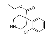 ethyl 4-(2-chlorophenyl)piperidine-4-carboxylate Structure