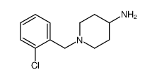 1-(2-chlorobenzyl)piperidin-4-amine结构式