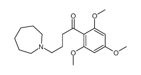 4-(azepan-1-yl)-1-(2,4,6-trimethoxyphenyl)butan-1-one Structure