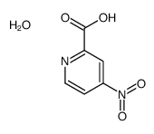 4-nitropyridine-2-carboxylic acid,hydrate结构式