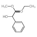 methyl (E)-2-hydroxy-2-phenyl-hex-3-enoate结构式