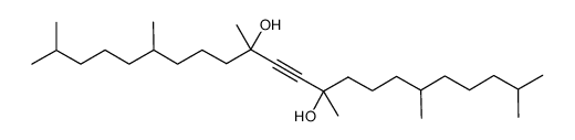 2,6,10,13,17,21-hexamethyl-docos-11-yne-10,13-diol Structure