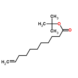 十一烯酸叔丁酯结构式