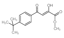 methyl 4-(4-tert-butylphenyl)-4-hydroxy-2-oxobut-3-enoate结构式