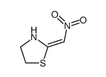 2-(nitromethylene)thiazolidine Structure