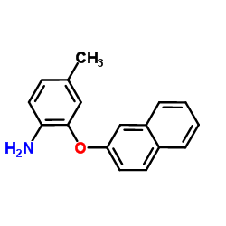 4-Methyl-2-(2-naphthyloxy)aniline结构式