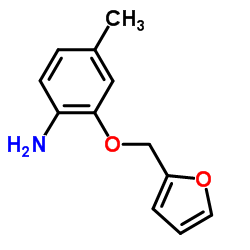 2-(2-Furylmethoxy)-4-methylaniline Structure
