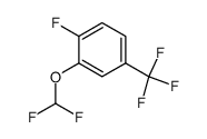 2-(difluoromethoxy)-1-fluoro-4-trifluoromethylbenzene Structure