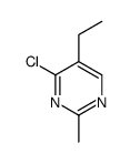 4-Chloro-5-ethyl-2-methylpyrimidine Structure