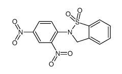 2-(2,4-dinitrophenyl)-3H-1,2-benzothiazole 1,1-dioxide结构式