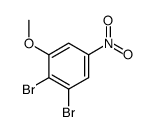 1,2-dibromo-3-methoxy-5-nitrobenzene Structure