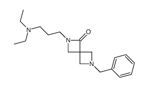 6-Benzyl-2-[3-(diethylamino)propyl]-2,6-diazaspiro[3.3]heptan-1-o ne Structure