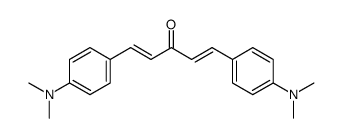 1,4-Pentadien-3-one, 1,5-bis[4-(dimethylamino)phenyl]-, (1E,4E) Structure