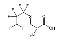 (2R)-2-amino-3-(1,1,2,2,3,3-hexafluoropropylsulfanyl)propanoic acid结构式