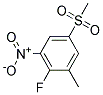 2-Fluoro-5-methylsulfonyl-3-nitrotoluene结构式