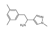 2-(3,5-dimethyl-phenyl)-1-(1-methyl-1H-pyrazol-4-yl)-ethylamine Structure