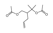 5-acetoxy-4-acetoxymethyl-5-methyl-hex-1-ene Structure