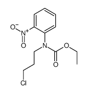 ethyl N-(3-chloropropyl)-N-(2-nitrophenyl)carbamate结构式