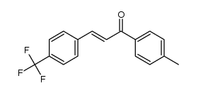 (E)-1-(4-methylphenyl)-3-{(4-(trifluoromethyl)phenyl)}-2-propen-1-one结构式