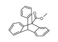 10H-9,10-o-benzeno-anthracene-9-carboxylic acid methyl ester Structure