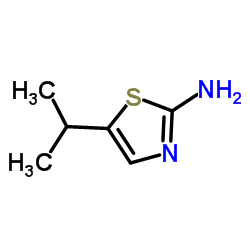 5-异丙基噻唑-2-胺结构式