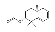 (+/-)-acetic acid-(1,1,4a-trimethyl-(4ar)-1,2,3,4,4a,5-hexahydro-[2c]naphthyl ester) Structure