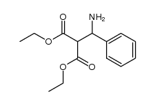 (α-amino-benzyl)-malonic acid diethyl ester Structure