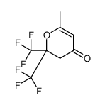 6-methyl-2,2-bis(trifluoromethyl)-3H-pyran-4-one Structure