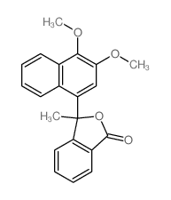1(3H)-Isobenzofuranone,3-(3,4-dimethoxy-1-naphthalenyl)-3-methyl- Structure