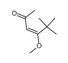 4-methoxy-5,5-dimethyl-hex-3c-en-2-one Structure