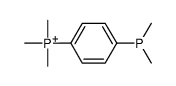 (4-dimethylphosphanylphenyl)-trimethylphosphanium结构式