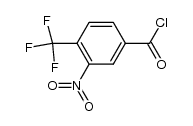 3-nitro-4-(trifluoromethyl)benzoyl chloride结构式