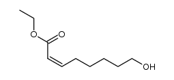 (Z)-8-hydroxy-oct-2-enoic acid ethyl ester结构式
