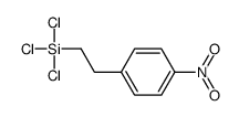 trichloro-[2-(4-nitrophenyl)ethyl]silane Structure