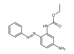 (E)-ethyl (5-amino-2-(phenyldiazenyl)phenyl)carbamate Structure