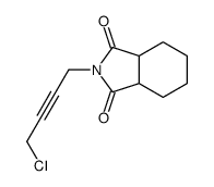 2-(4-chlorobut-2-ynyl)-3a,4,5,6,7,7a-hexahydroisoindole-1,3-dione结构式