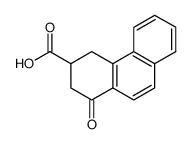 1-oxo-1,2,3,4-tetrahydro-phenanthrene-3-carboxylic acid Structure