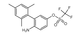 2-amino-5-(trifluoromethylsulphonyloxy)-2',4',6'-trimethylbiphenyl Structure