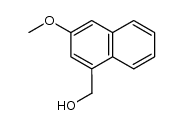 (3-methoxy-1-naphthyl)methanol结构式