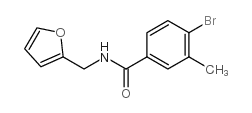 4-BROMO-N-(FURAN-2-YLMETHYL)-3-METHYLBENZAMIDE structure