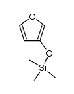 3-[(Trimethylsilyl)oxy]furan结构式