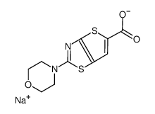 Sodium 2-(4-morpholinyl)thieno[2,3-d][1,3]thiazole-5-carboxylate Structure