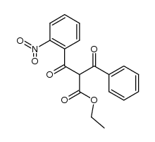 ethyl (2-nitrobenzoyl)benzoylacetate结构式