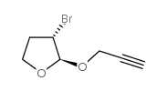 trans-3-Bromot-2-(2-propynyloxy)-etrahydrofuran Structure
