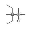 chloro-[diethyl(methyl)silyl]-dimethylsilane Structure