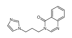 3-(3-imidazol-1-ylpropyl)quinazolin-4-one Structure