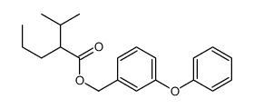 (3-phenoxyphenyl)methyl 2-propan-2-ylpentanoate结构式